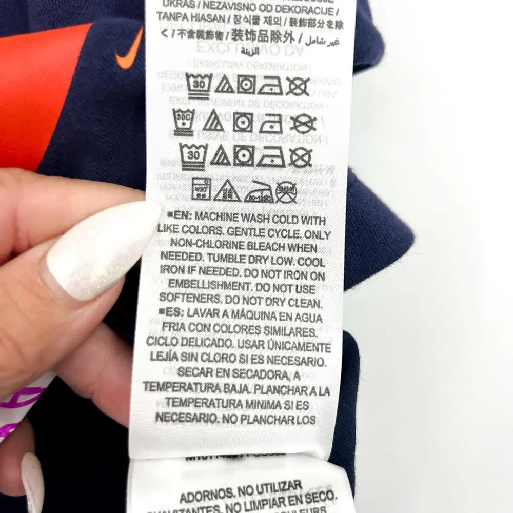 NIKE Womens Houston Astros City Connect Cropped T-Shirt XS Navy Blue NWT_10